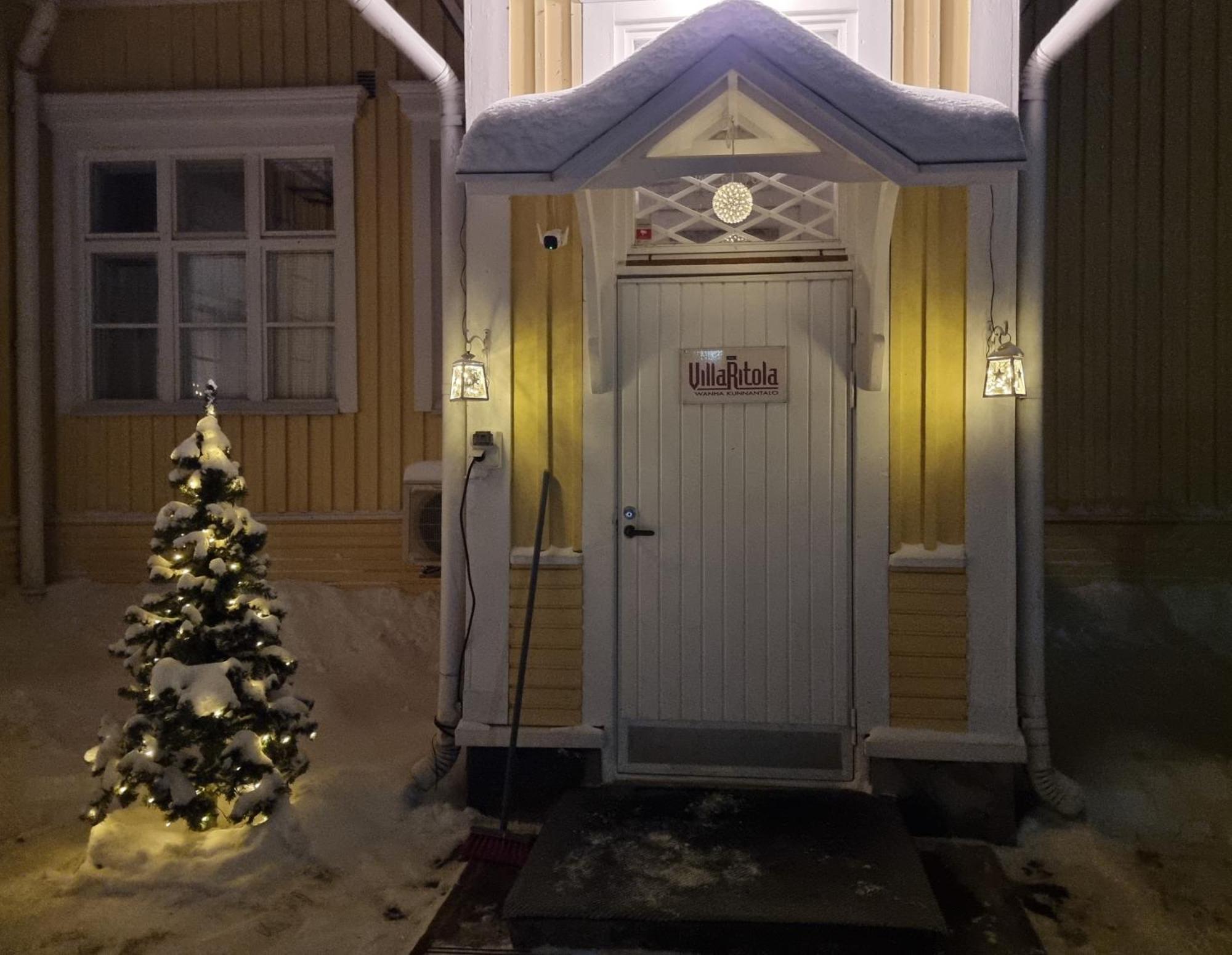 Wanha kunnantalo Pudasjarvi Exterior foto