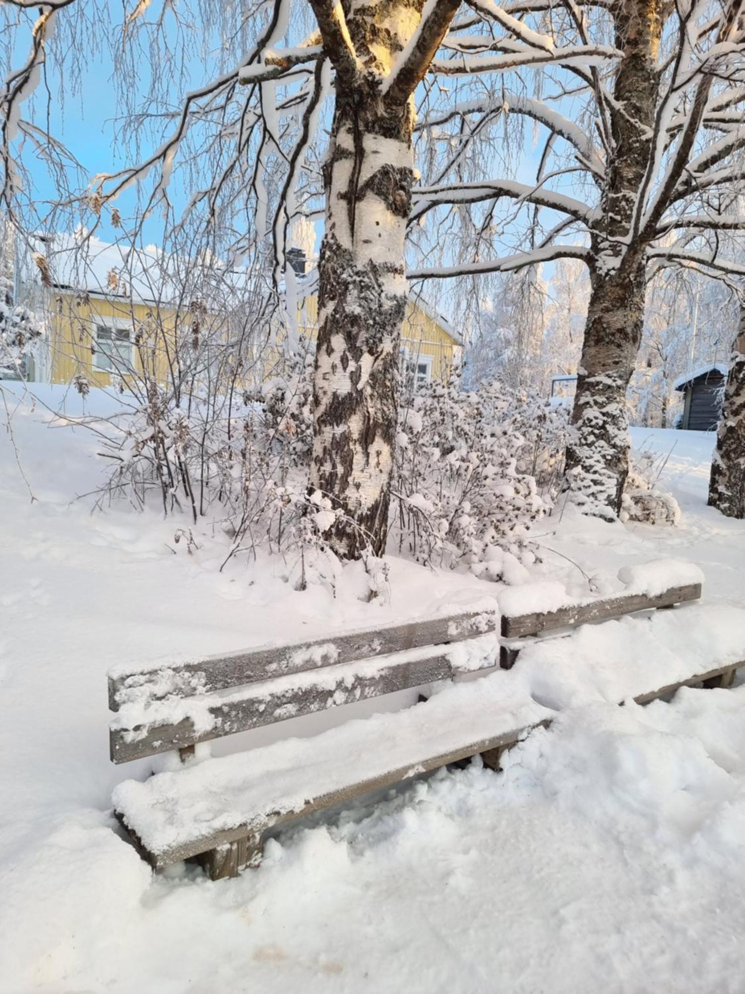Wanha kunnantalo Pudasjarvi Exterior foto