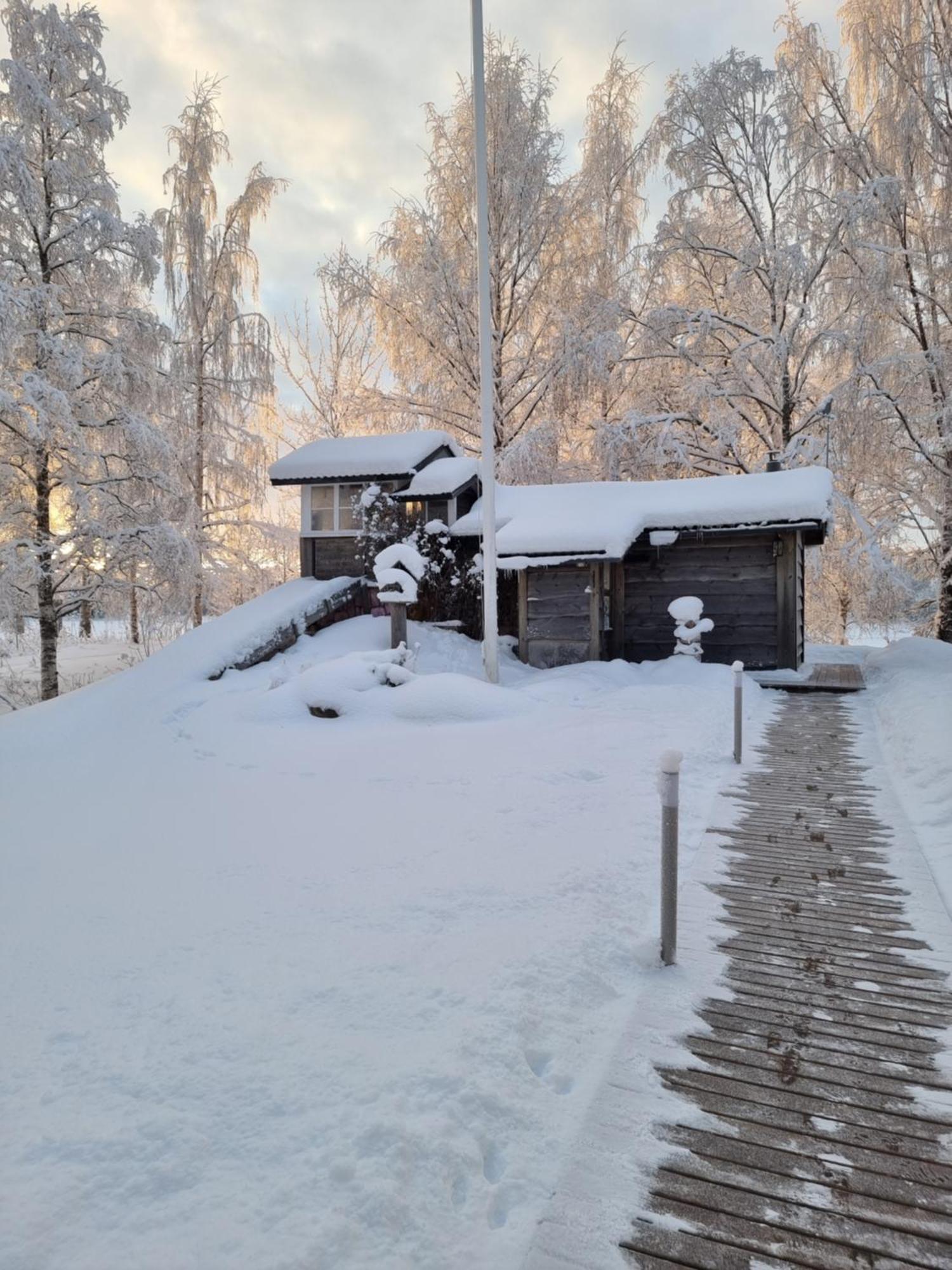 Wanha kunnantalo Pudasjarvi Exterior foto
